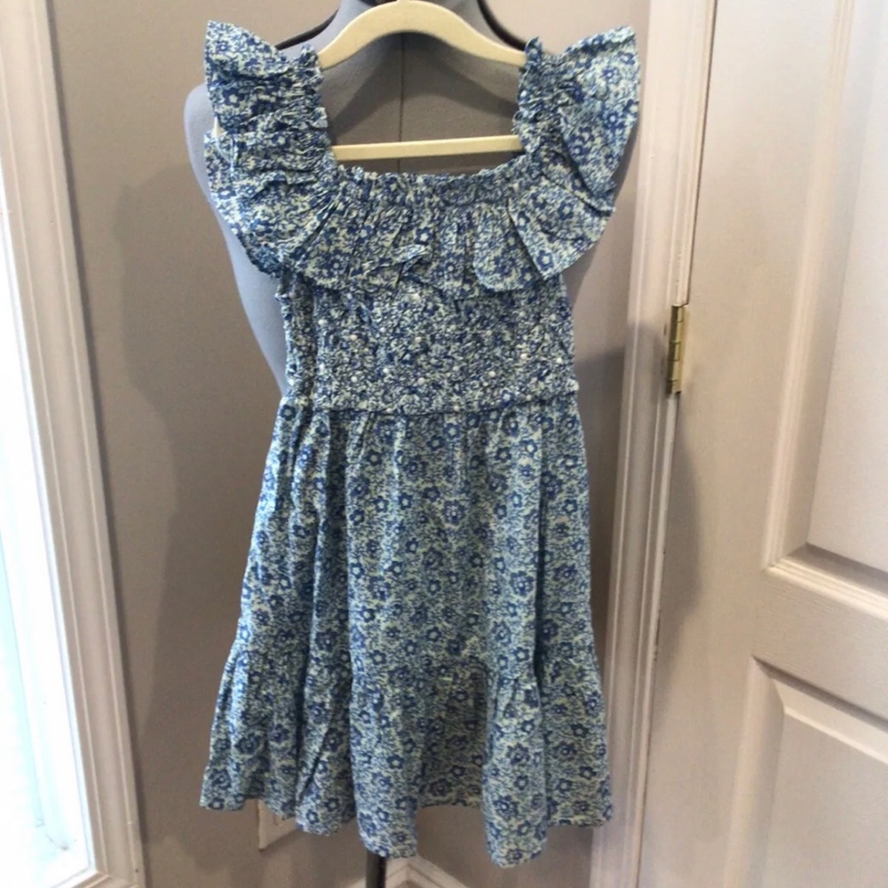 COPY - Sea New York Blue Floral Smock Drsss 8 Nwt